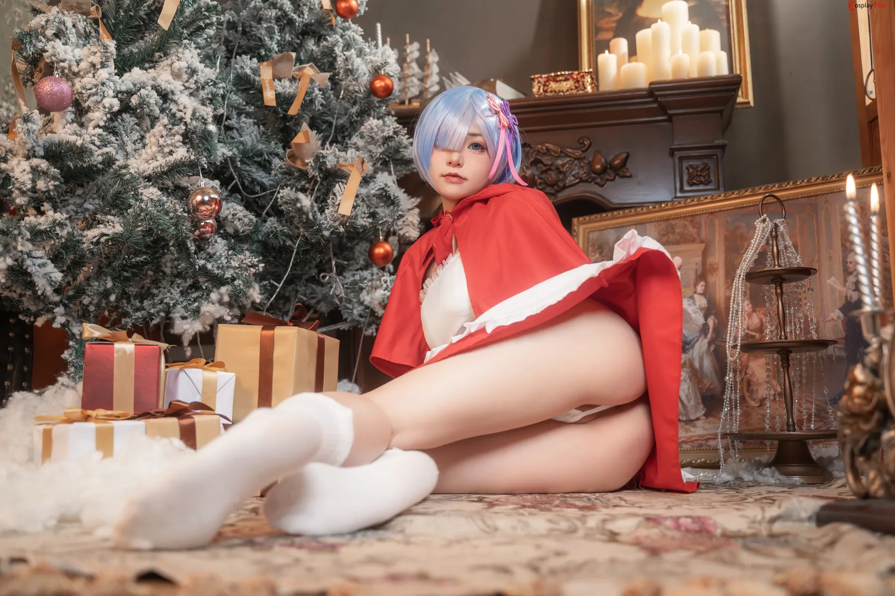  Đắm mình trước bộ ảnh cosplay cô nàng hầu gái Rem gợi cảm trong Re:Zero