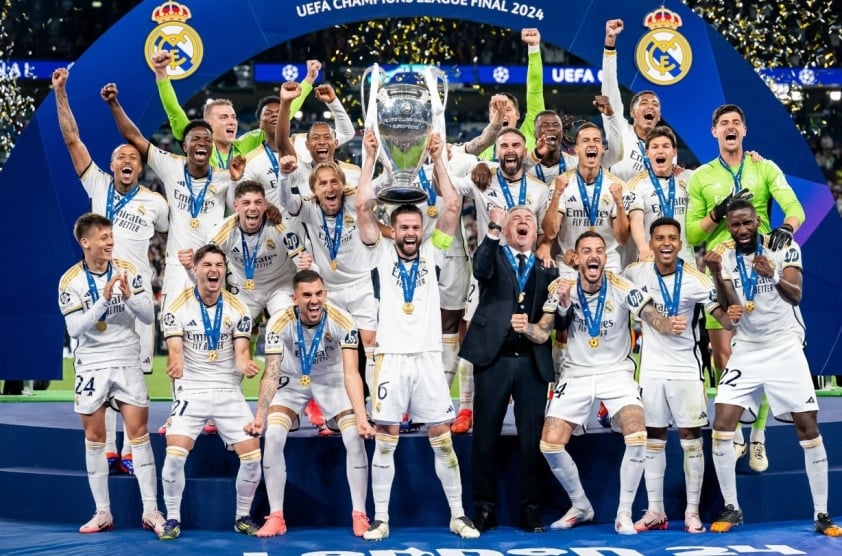  Real Madrid được công nhận là thương hiệu bóng đá hàng đầu thế giới