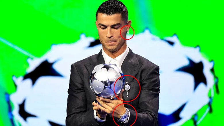  Ronaldo ‘khoác’ lên mình khối tài sản hơn 200 tỷ đồng khi tham dự lễ bốc thăm Cúp C1 châu Âu